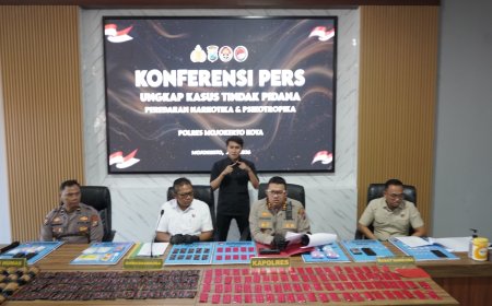 Polres Mojokerto Kota Perkuat Pemberantasan Narkoba dan Zat Terlarang
