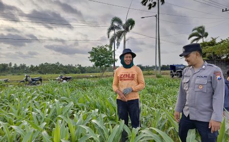 Polres Malang Kawal Lahan Pertanian, Petani Didorong Terus Produktif