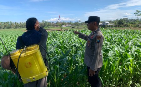 Polres Malang Konsisten Dampingi Petani untuk Perkuat Ketahanan Pangan